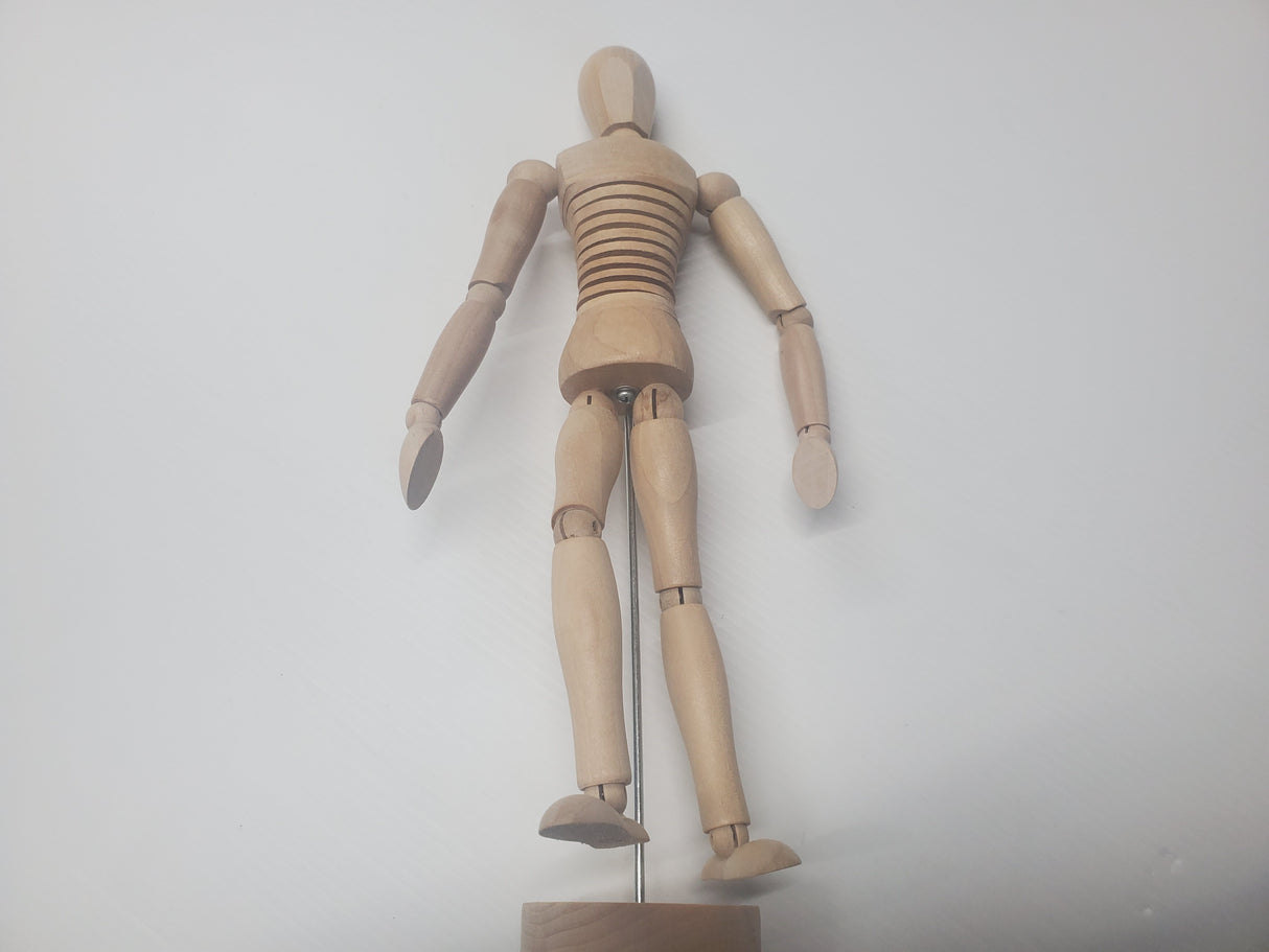 12" FLEXIBLE MALE MANIKIN