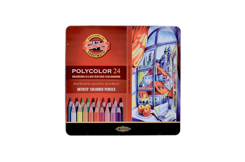 3824 POLYCOLOR COLOUR PENCILS 24