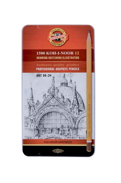 1502/II GRAPHITE PENCILS 8B-2H