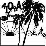 MARABU STENCIL 30x30cm Aloha Paradise