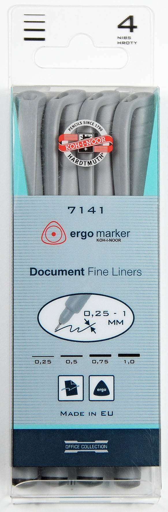 KOH-I-NOOR FINE LINER SET 4pce