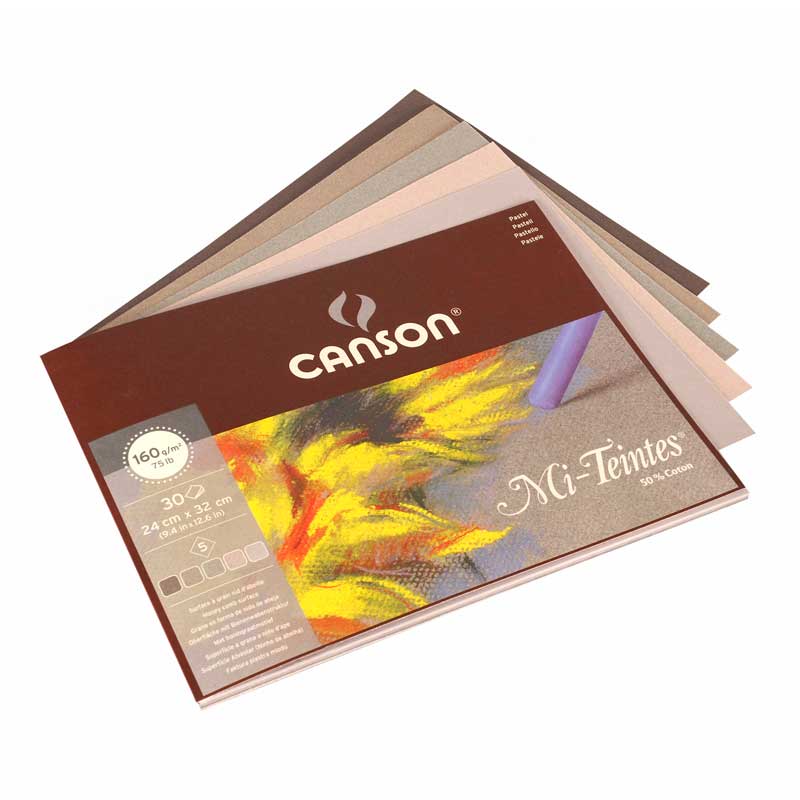 MI-TEINTES PAD 32X41 160G GREYS (30SH)