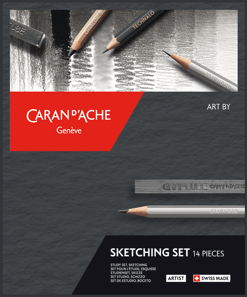 CD GRAPHITE LINE SKETCHING SET 14pce