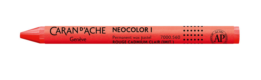 NEOCOLOR 1 WAX OI LIGHT CADMIUM RED HUE