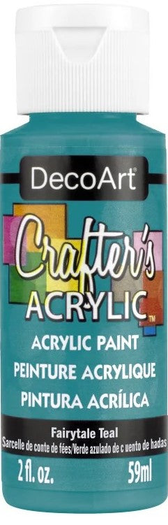 CRAFTERS ACRYLIC 2oz FAIRYTALE TEAL