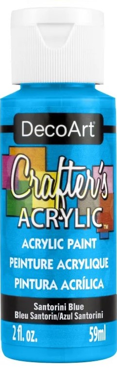 CRAFTERS ACRYLIC 2oz SANTORINI BLUE