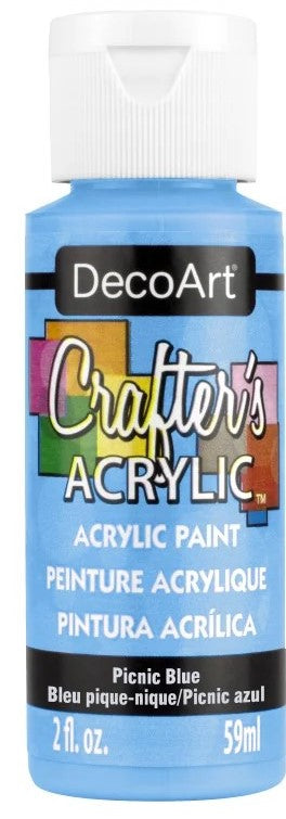 CRAFTERS ACRYLIC 2oz PICNIC BLUE