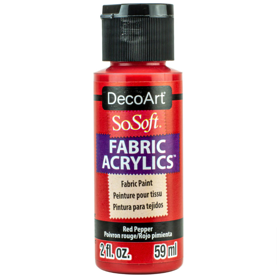SO SOFT FABRIC ACRYLIC 2oz RED PEPPER