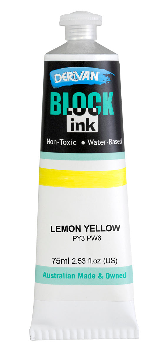 DERIVAN BLOCK INK 75ML LEMON YELLOW