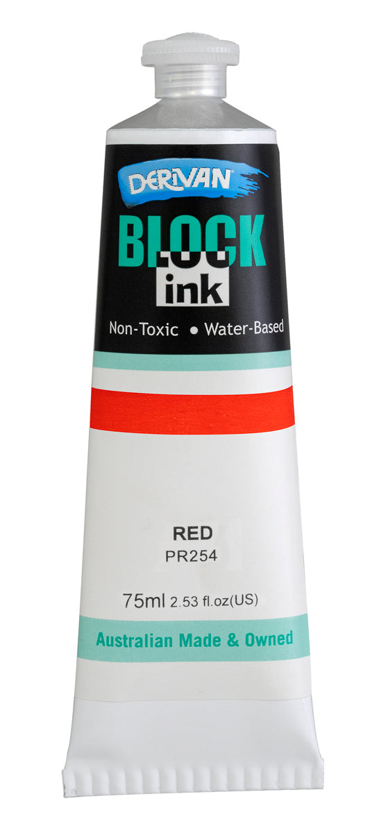 DERIVAN BLOCK INK 75ML RED (WARM)