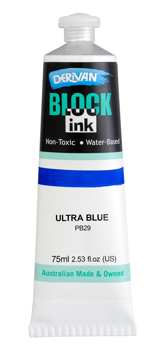 DERIVAN BLOCK INK 75ML ULTRA BLUE (WARM)