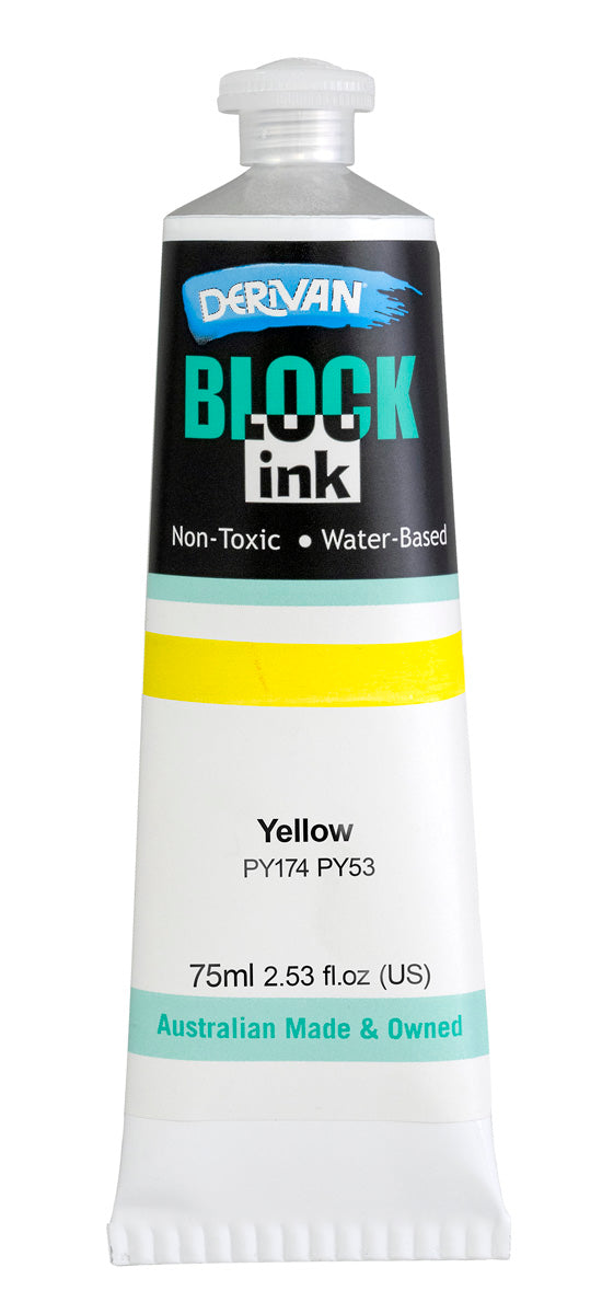 DERIVAN BLOCK INK 75ML YELLOW