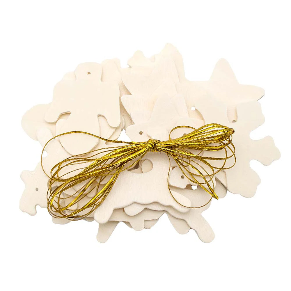 CHRISTMAS WOOD DECORATIONS (50)