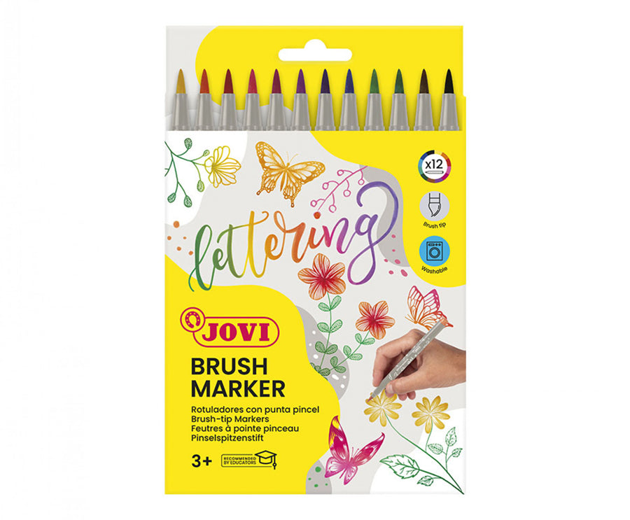 JOVI Lettering BRUSH MARKER 12s