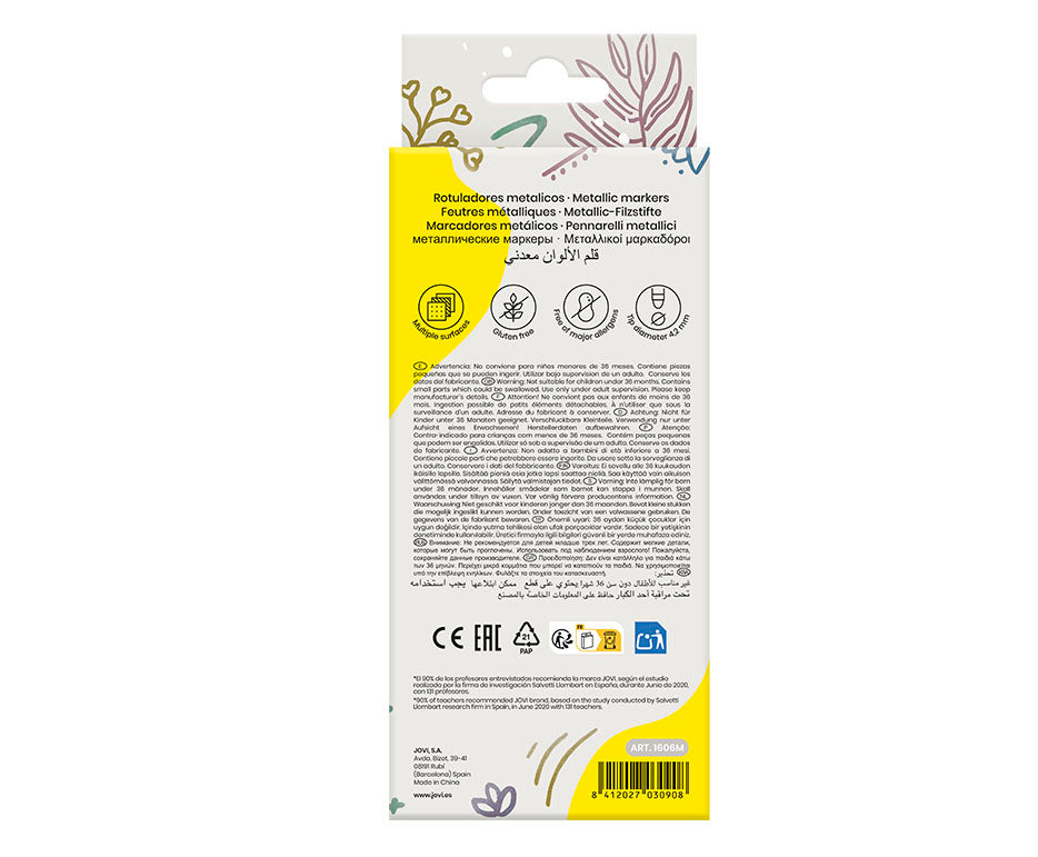 JOVI METALLIC PEN 6's