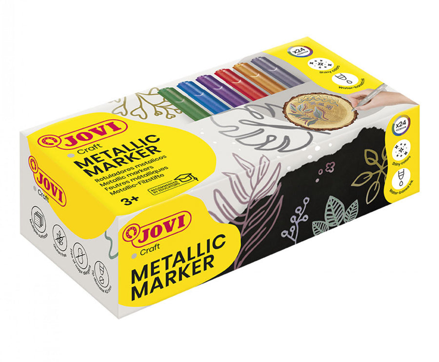 JOVI DECOR METALLIC PEN CLASS PACK 24