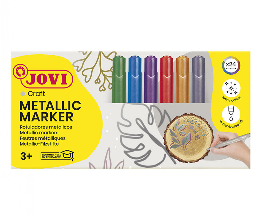 JOVI DECOR METALLIC PEN CLASS PACK 24
