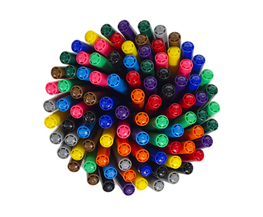 JOVI WASHABLE FELT-TIP PEN JAR 96s