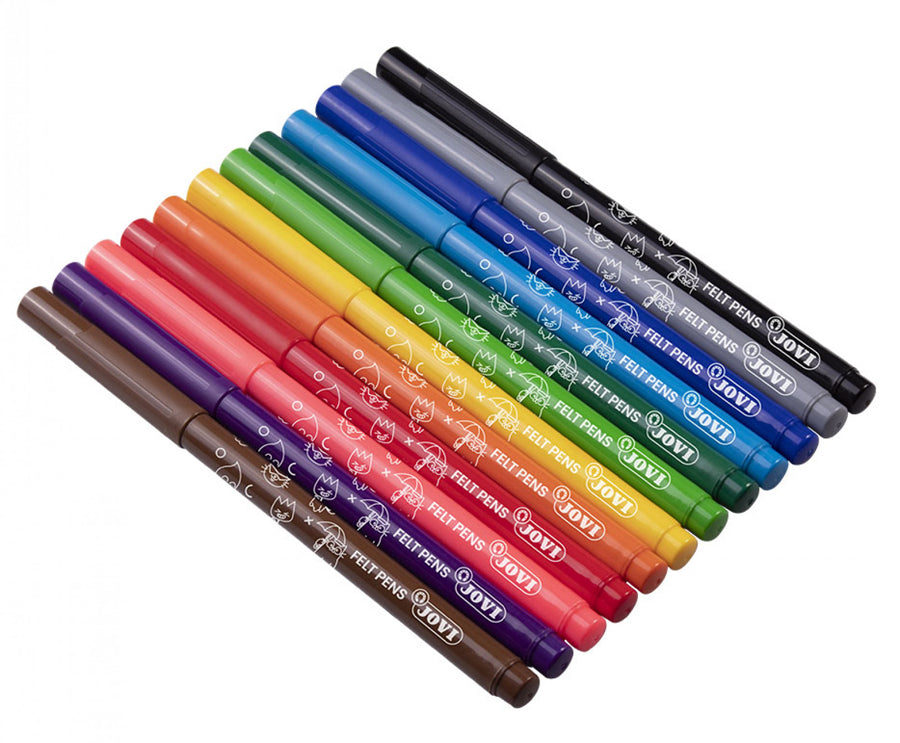 JOVI WASHABLE FELT-TIP PEN 144's