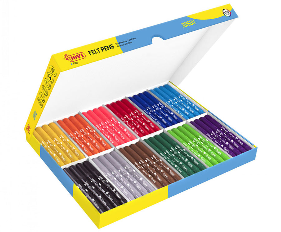 JOVI WASHABLE MAXI FELT-TIP PEN 96's