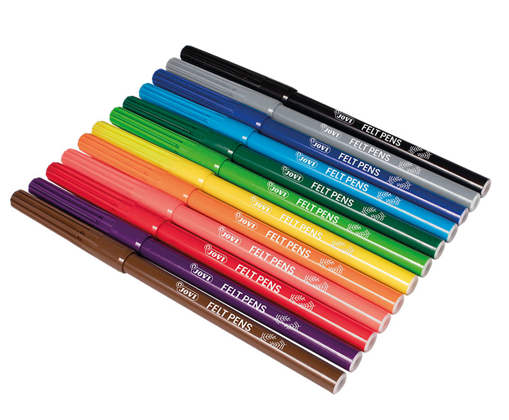 JOVI WASHABLE FELT-TIP PEN FINE12s