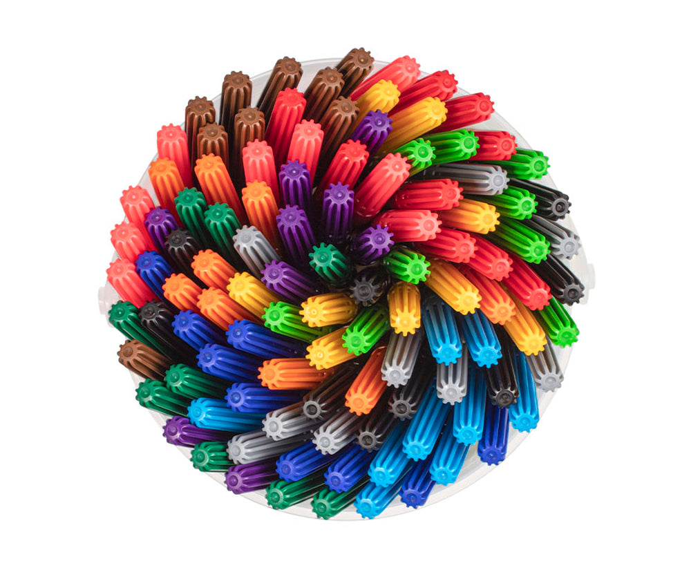 JOVI WASHABLE FELT-TIP PEN FINE TUB 120's