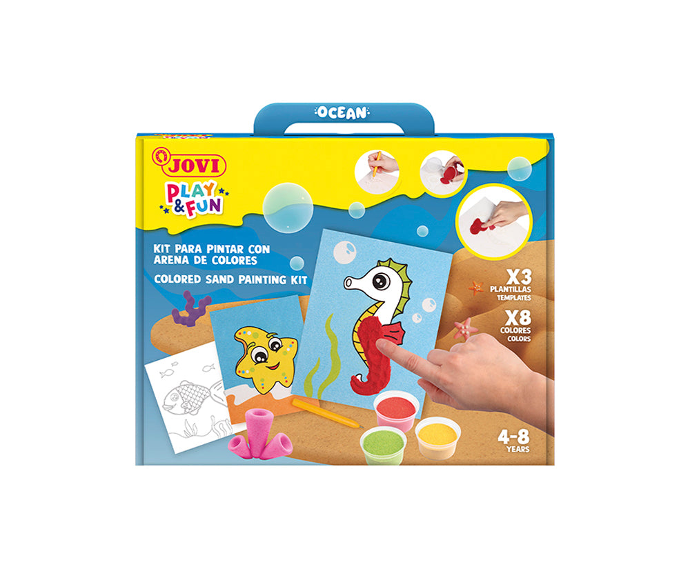 JOVI PLAY&FUN Sand Painting Kit Ocean