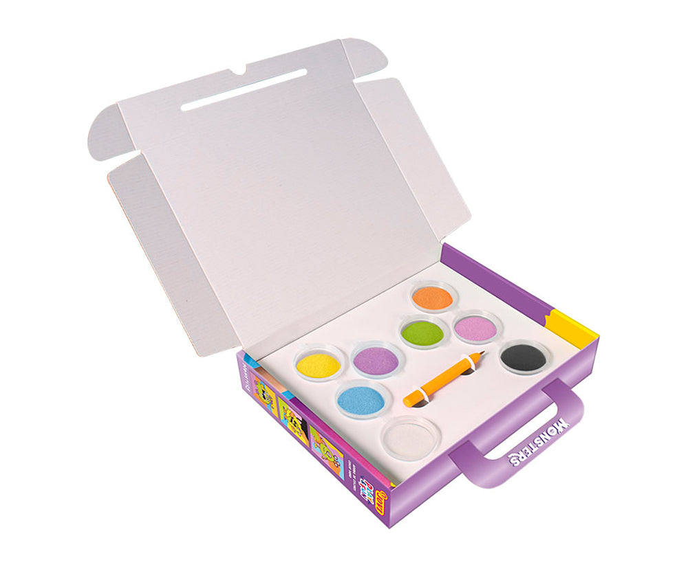 JOVI PLAY&FUN Sand Painting Kit Monsters
