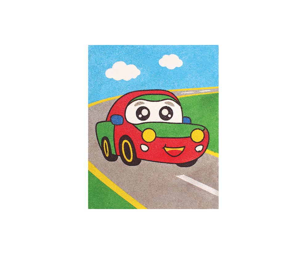 JOVI PLAY&FUN Sand Painting Kit Transport