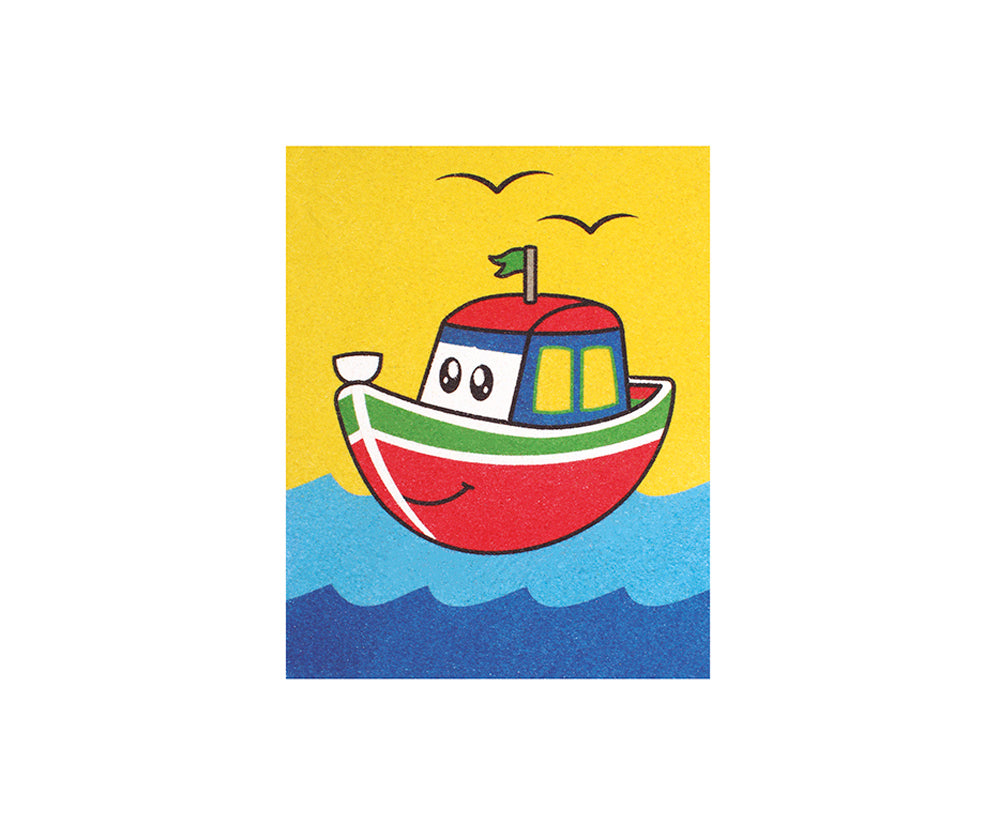 JOVI PLAY&FUN Sand Painting Kit Transport