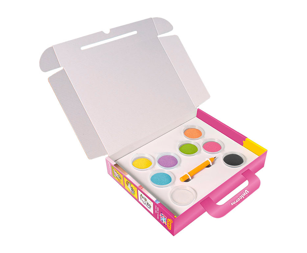 JOVI PLAY&FUN Sand Painting Kit Unicorns