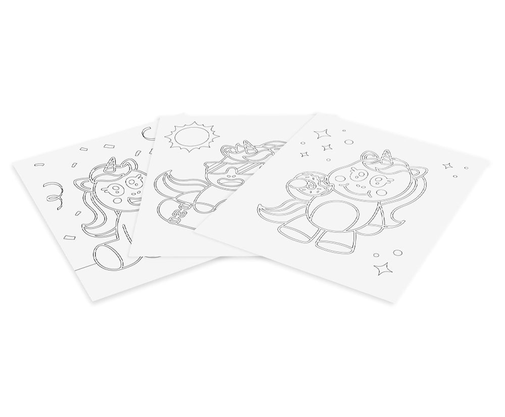 JOVI PLAY&FUN Sand Painting Kit Unicorns
