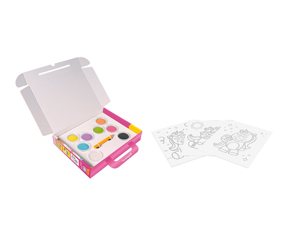 JOVI PLAY&FUN Sand Painting Kit Unicorns