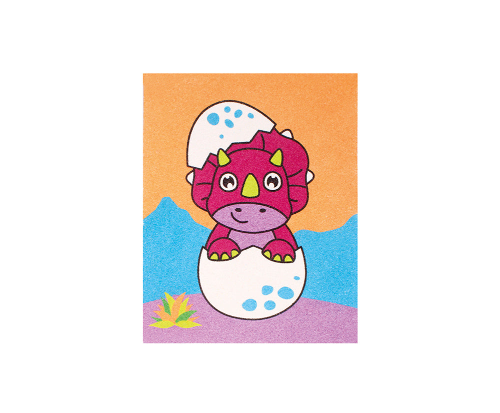 JOVI PLAY&FUN Sand Painting Kit Dinosaurs