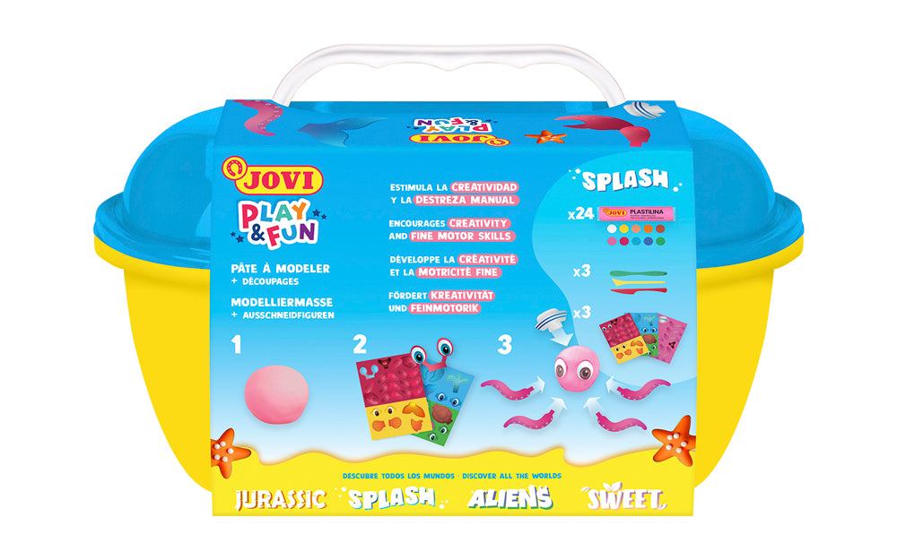 JOVI PLAY&FUN Modelling Clay Trunk Splash