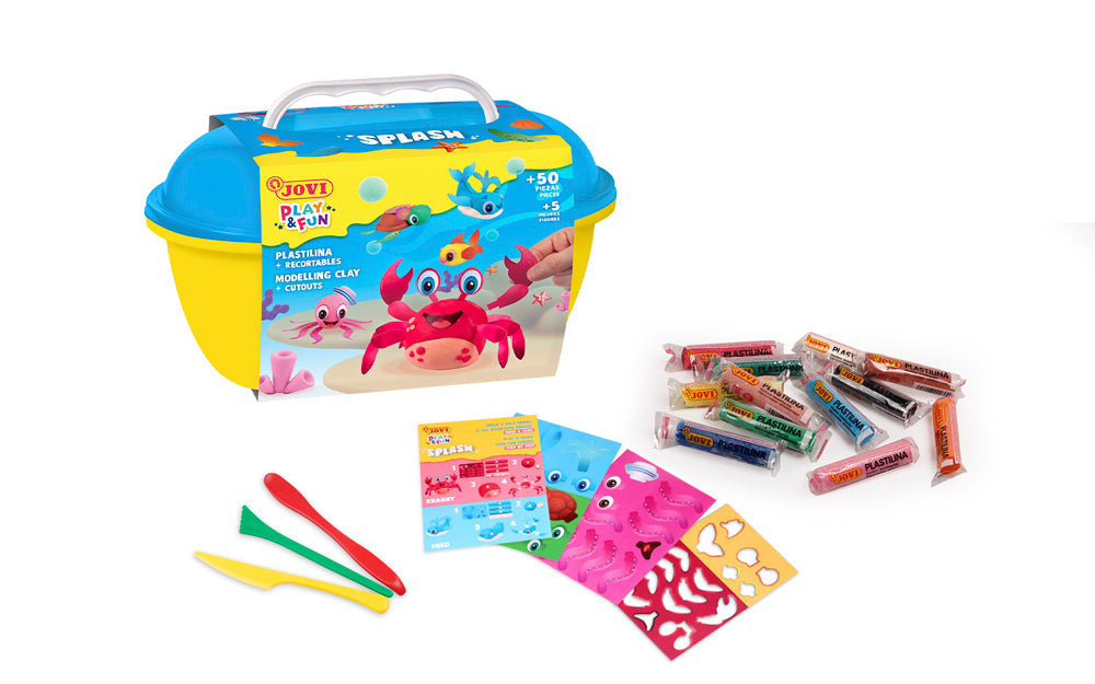 JOVI PLAY&FUN Modelling Clay Trunk Splash