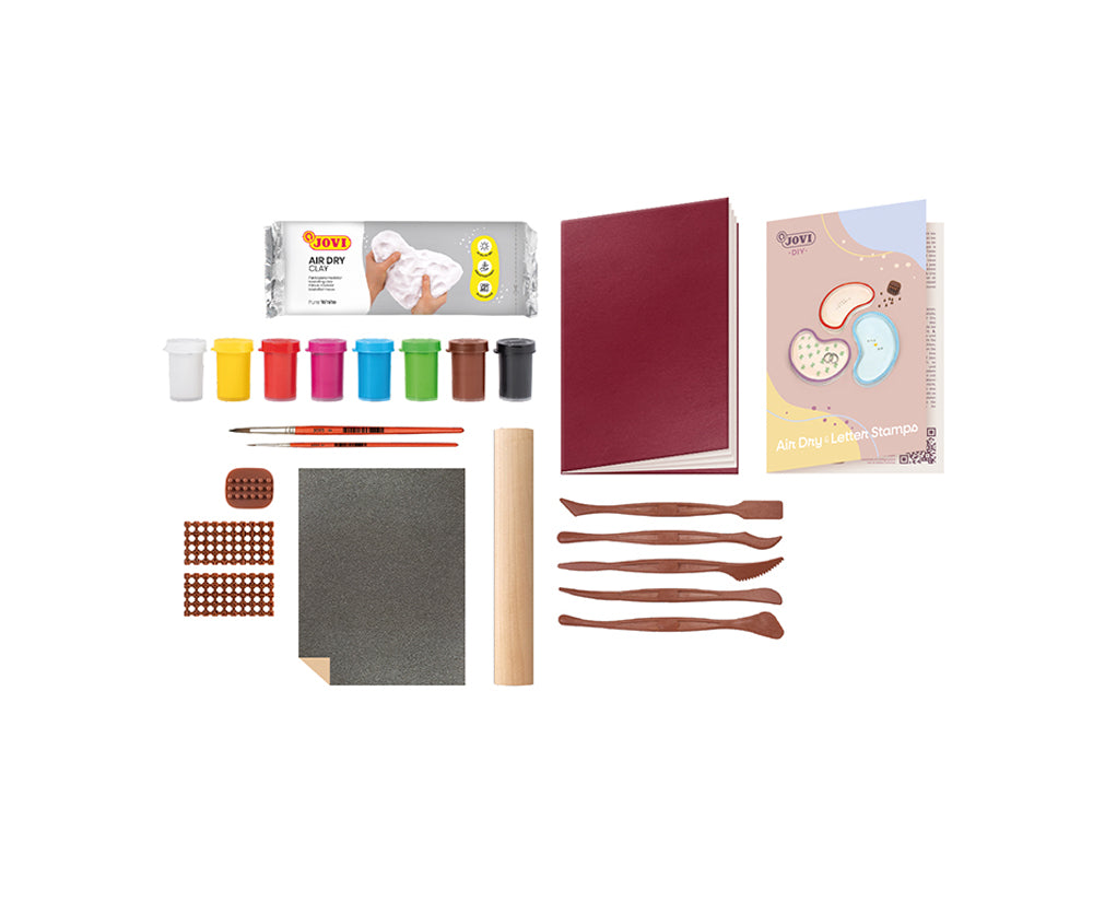 JOVI CRAFT KIT Air Dry LETTER STAMPS
