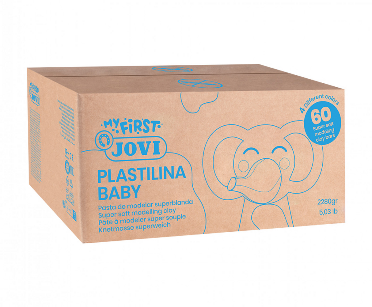 JOVI PLASTALINA BABY 60x380g ASSTD
