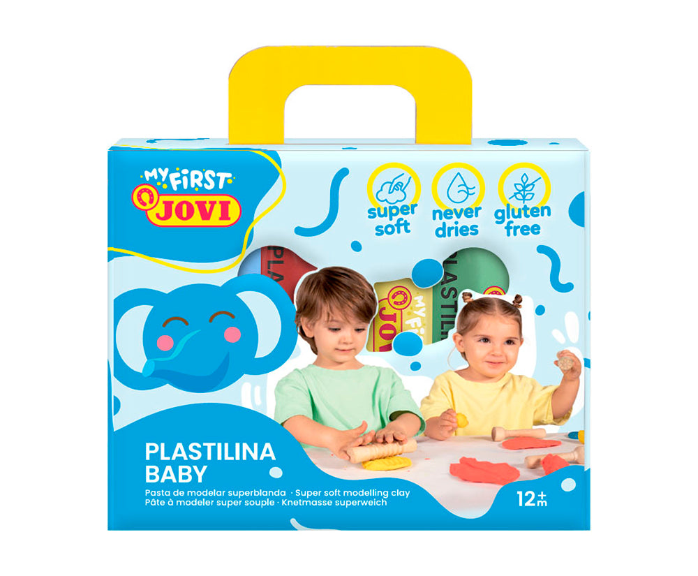 JOVI PLASTALINA BABY CASE 4x38g