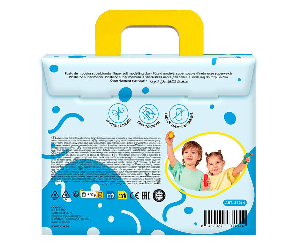 JOVI PLASTALINA BABY CASE 4x38g