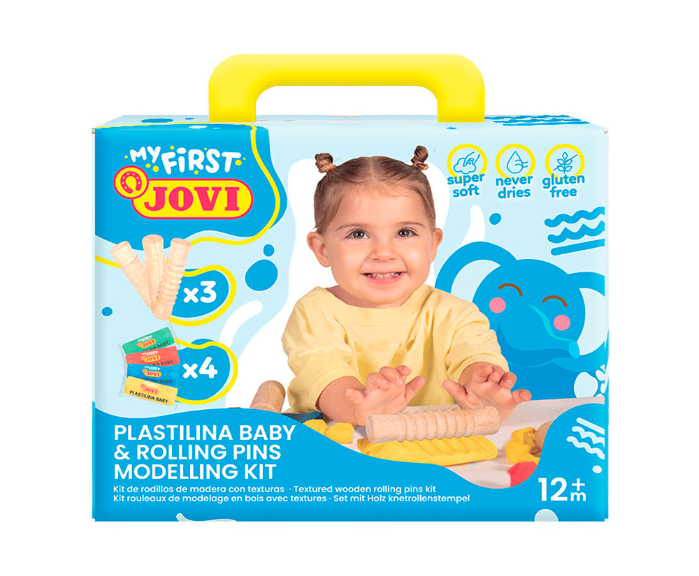 JOVI PLASTILINA BABY My First Modelling Kit w/Rolling Pins