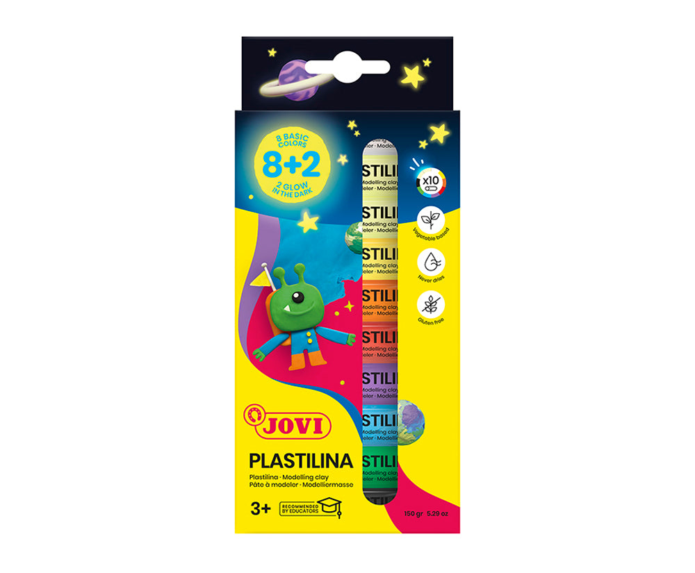 JOVI PLASTALINA 10x15g GLOW