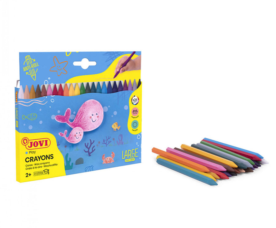 JOVI PLASTIC CRAYON 24s