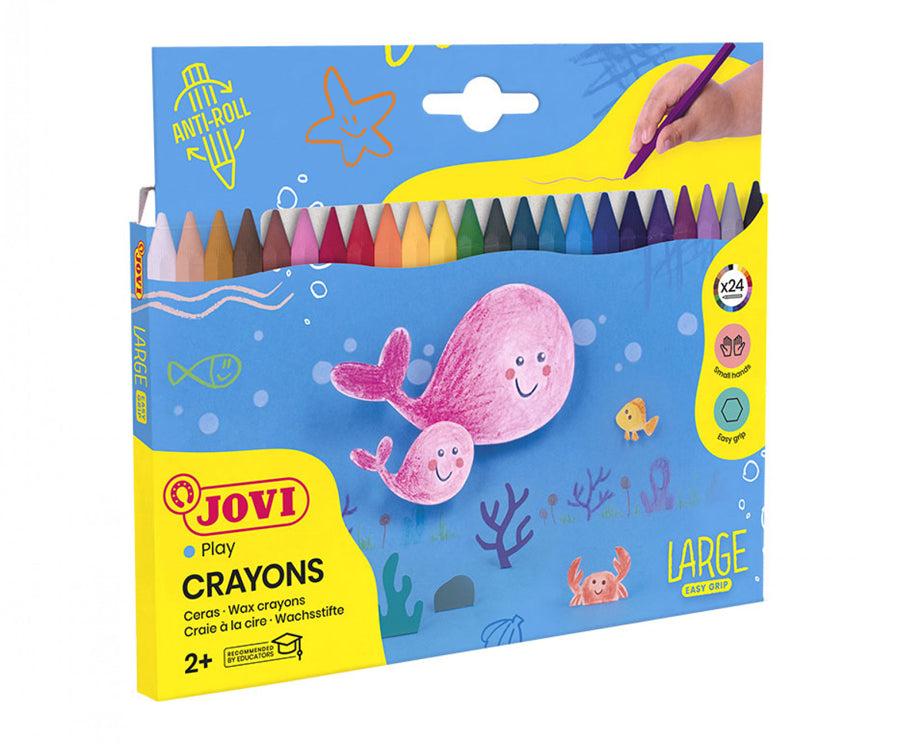 JOVI PLASTIC CRAYON 24s