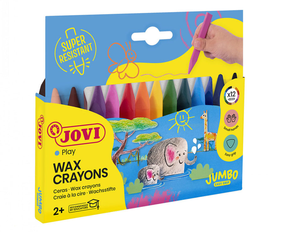 JOVI TRIWAX CRAYON 12s