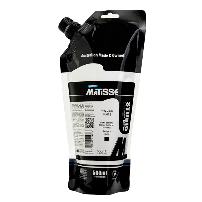 MATISSE STUDIO 500ML TITANIUM WHITE