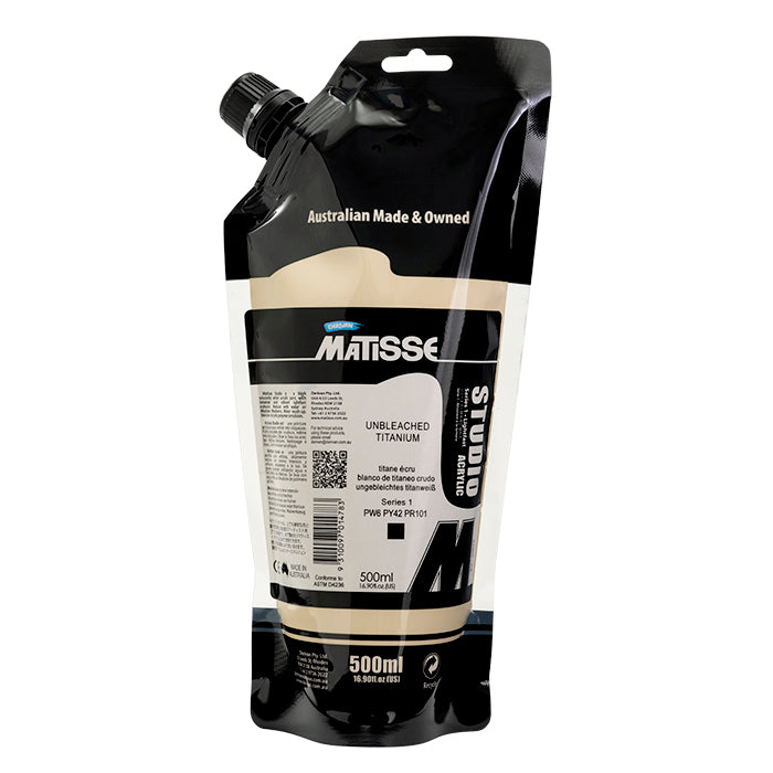 MATISSE STUDIO 500ML UNBLEACHED TITANIUM