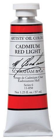 M GRAHAM OIL 37ML CADMIUM RED LIGHT