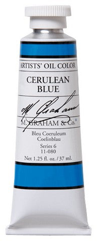 M GRAHAM OIL 37ML CERULEAN BLUE