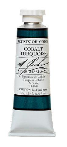 M GRAHAM OIL 37ML COBALT TURQUOISE